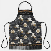 Tablier Café Cappuccino Mocha Dessert Nom commercial (Recto)