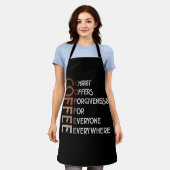 Tablier Café Christ Offre Le Pardon À Tous Jamais (Porté)