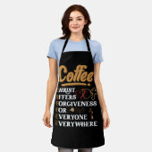 Tablier Café Christ offre pardon Foi de Noël C (Porté)