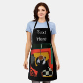 Tablier Café du matin ajouter du texte, Apron (Porté)