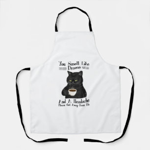 Tablier Café En Chat Noir Vous Sentez Comme Un Drame Et Un