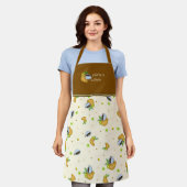 Tablier Café et croissants (Porté)