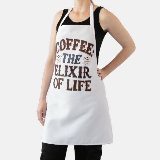 Tablier Café : L'élixir de la vie (Insitu)