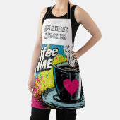 Tablier "Café Time" Vibrant Pop Art Conception de Mug (Insitu)