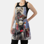 Tablier Cairn Terrier Chien équitation Moto Noël (Insitu)
