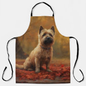 Tablier Cairn Terrier en automne Leaves automne Inspire (Recto)
