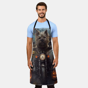 Tablier Cairn Terrier équitation moto Halloween effrayant