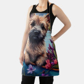 Tablier Cairn Terrier sur une pagaie : Une aventure Pittor (Insitu)