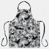 Tablier Calaveras décoratives Halloween (Recto)