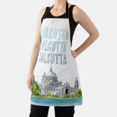 Tablier Calcutta "Mémorial Victoria" Kolkata Bengali (Insitu)