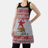 Tablier Californie République moche style pull de Noël (Insitu)