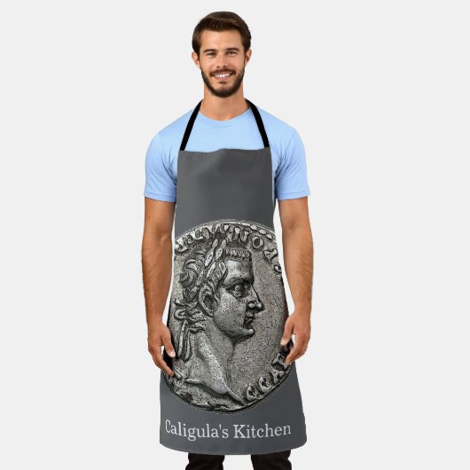 Tablier Caligula Empereur romain 🏛️ Gaius César Ancien Co (Porté)
