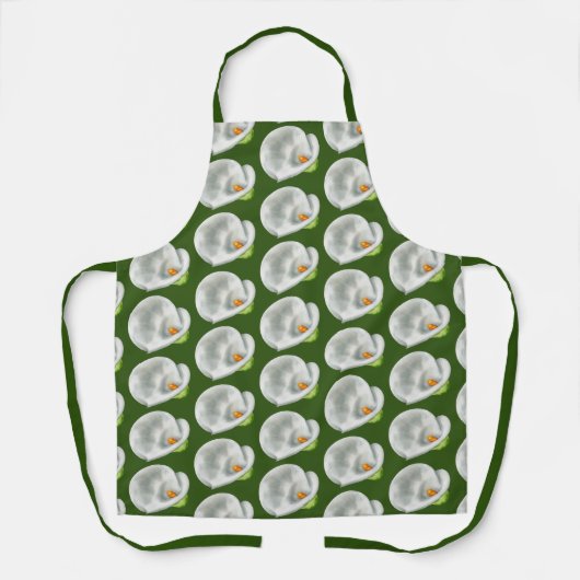 Tablier Calla Lilly Motif (Recto)