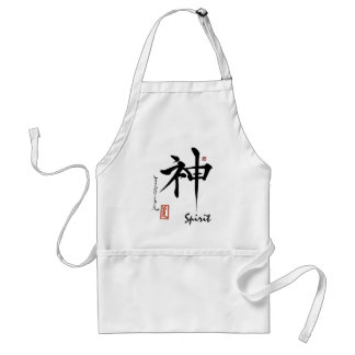 Tablier Calligraphie chinoise japonaise d'ESPRIT de