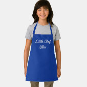 Tablier Calligraphie personnalisée simple Petit chef (Insitu)