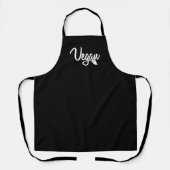 Tablier Calligraphie simple Vegan (Recto)