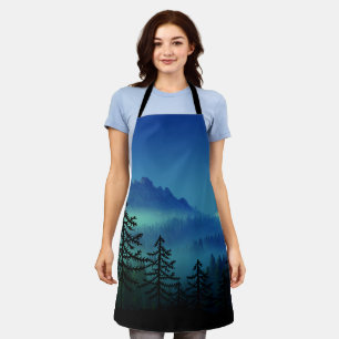 TABLIER CALME FORÊT DE MINUIT DE MONTAGNE