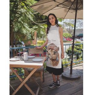 Tablier Camel de Noël, personnalisable