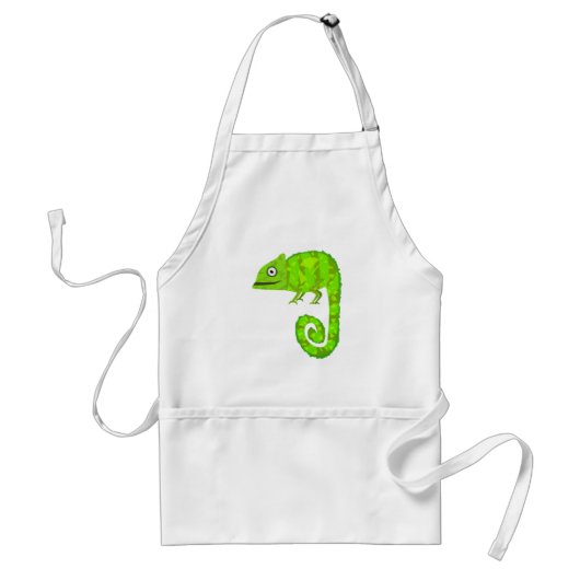 Tablier Caméléon vert mignon (Devant)