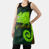 Tablier Caméléon vert mignon (Insitu)