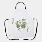 Tablier Camelia blanc (Recto)