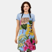 Tablier camélia, forsythia, rhododendron et acacia (Porté)