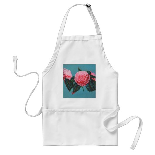 Tablier Camellia Japonica Sky (Devant)