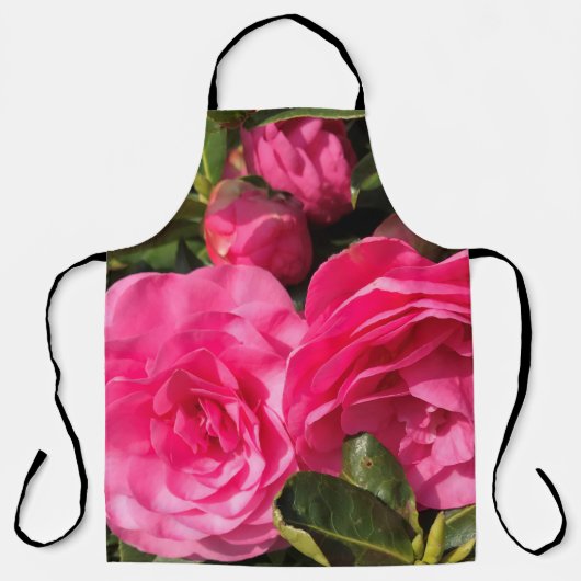 Tablier Camellia rose (Recto)