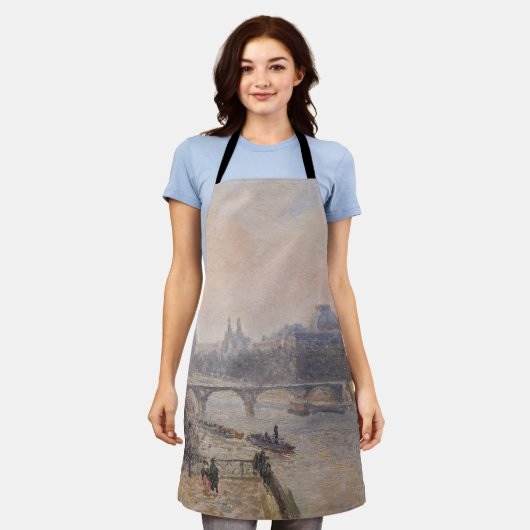 Tablier Camille Pissarro - La Seine et le Louvre (Porté)