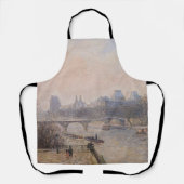 Tablier Camille Pissarro - La Seine et le Louvre (Recto)