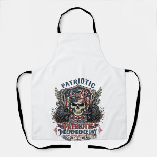 Tablier Camion Monstre Crâne Tout-Terrain Patriotique 1776