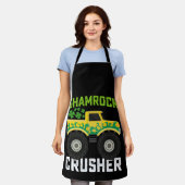 Tablier Camion monstre Shamrock Crusher Saint-Patrick (Porté)