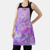 Tablier Camo Abstrait tendance rose violet bleu (Insitu)