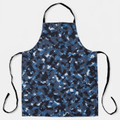 Tablier Camo bleu (Recto)