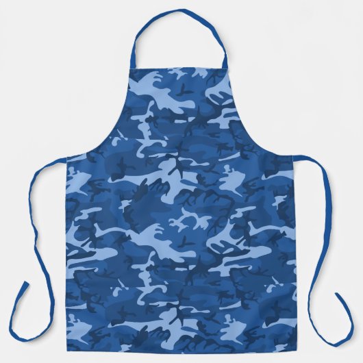 Tablier Camo Blue Apron (Recto)