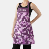 Tablier Camo rose rose personnalisé (Insitu)
