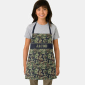 Tablier Camo sympa - Woodland Green (Insitu)