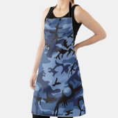 Tablier Camouflage bleu marine, Militaire, Armée (Insitu)