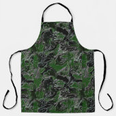 Tablier Camouflage de l'armée verte funky (Recto)