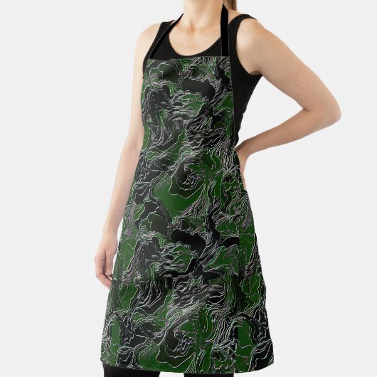 Tablier Camouflage de l'armée verte funky (Insitu)