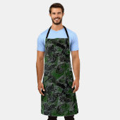 Tablier Camouflage de l'armée verte funky (Porté)