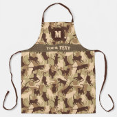 Tablier Camouflage du désert des chats (Recto)