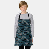 Tablier Camouflage en noir de nuit (Porté)