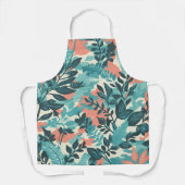 Tablier Camouflage Feuilles Abstraits (Recto)