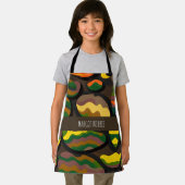 Tablier Camouflage gros pierres Rainbow Motif (Insitu)