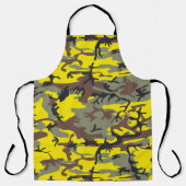 Tablier Camouflage jaune et Brown, Militaire, Armée (Recto)