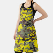 Tablier Camouflage jaune et Brown, Militaire, Armée (Insitu)