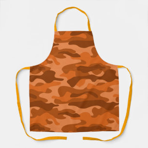 Tablier Camouflage Monocolore Orange Espagnol