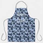 Tablier Camouflage personnalisé Papa cadeau Apron (Recto)