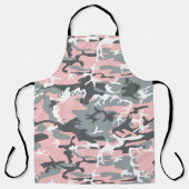 Tablier Camouflage rose et gris, Militaire, Armée (Recto)